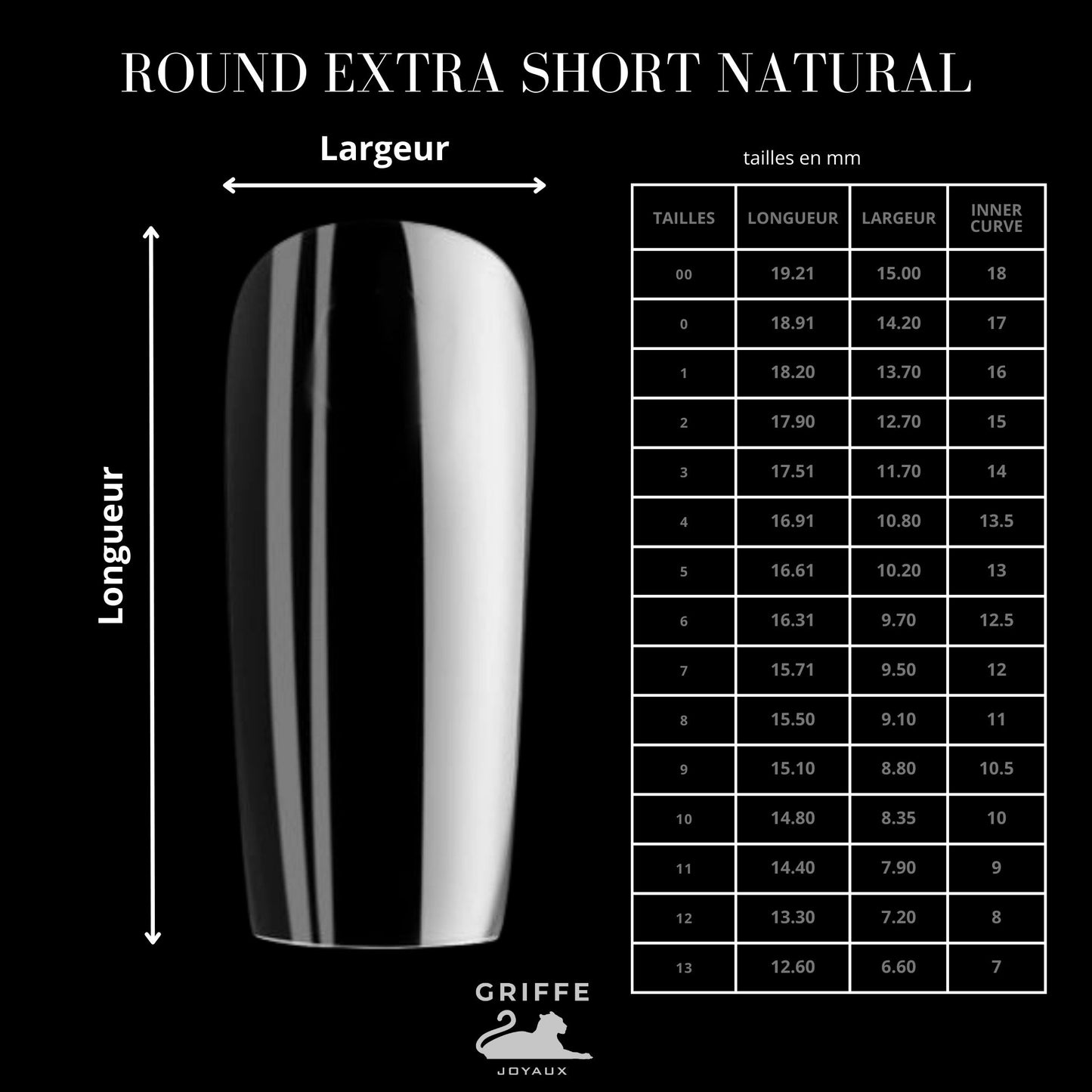 CAPSULES AMERICAINES ROUND EXTRA SHORT NATURAL