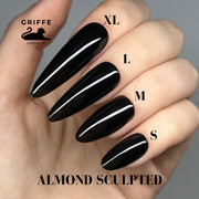 ALMOND SCULPTED | REFILL NAIL TIPS