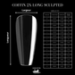 Guide des mesures – capsules américaines Coffin 2xl Sculpted
