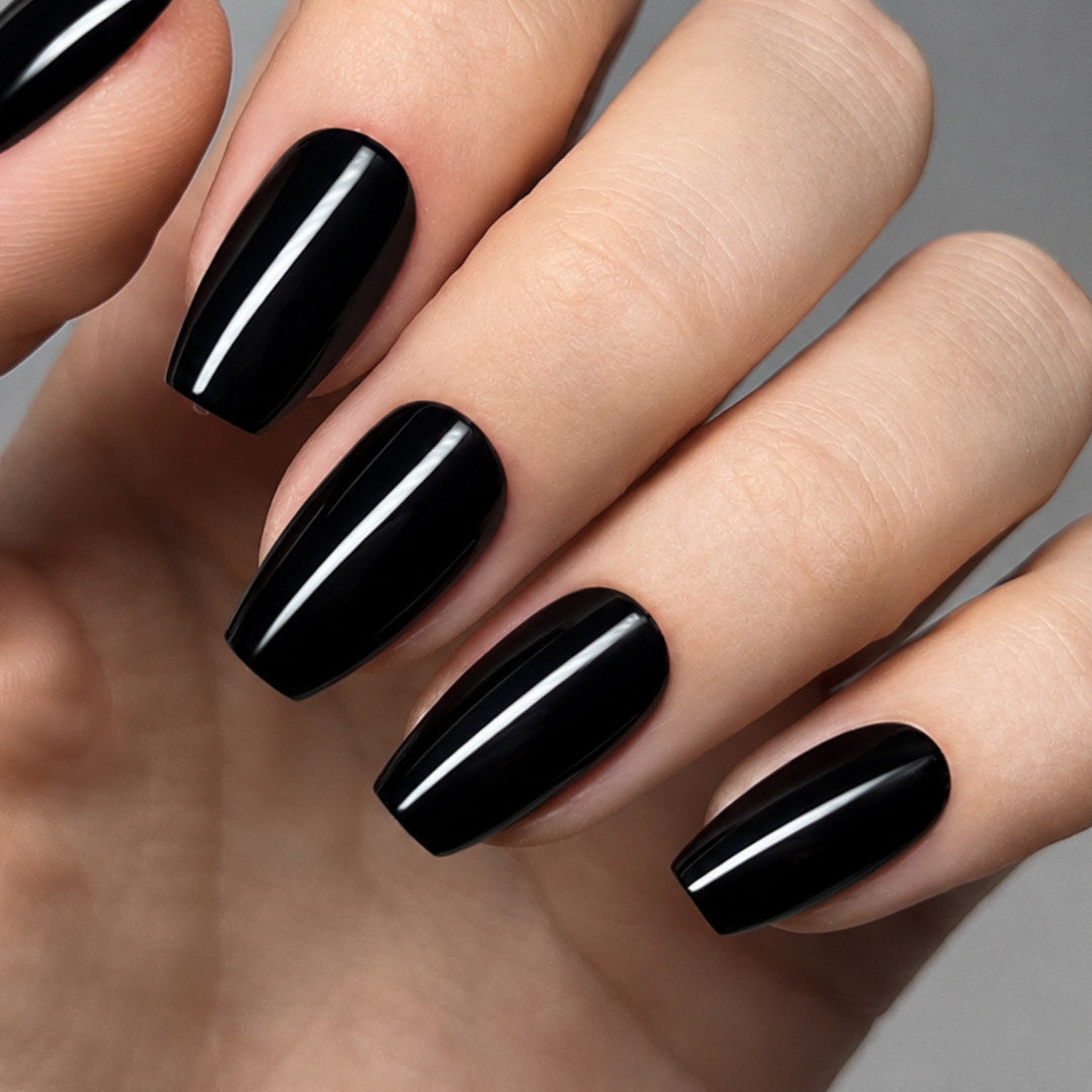 Capsules américaines Coffin extra short Natural – rendu porté avec VSP noir