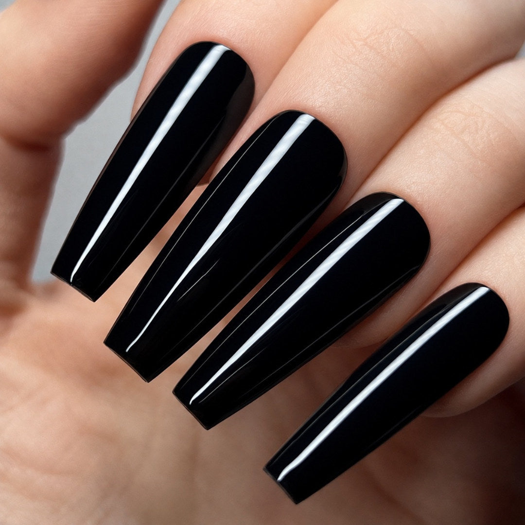 Capsules américaines Coffin long Sculpted – rendu porté avec VSP noir