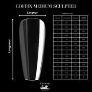 Guide des mesures – capsules américaines Coffin medium Sculpted