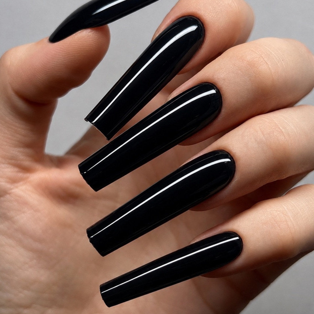 Capsules américaines Square extra long Sculpted – rendu porté avec VSP noir
