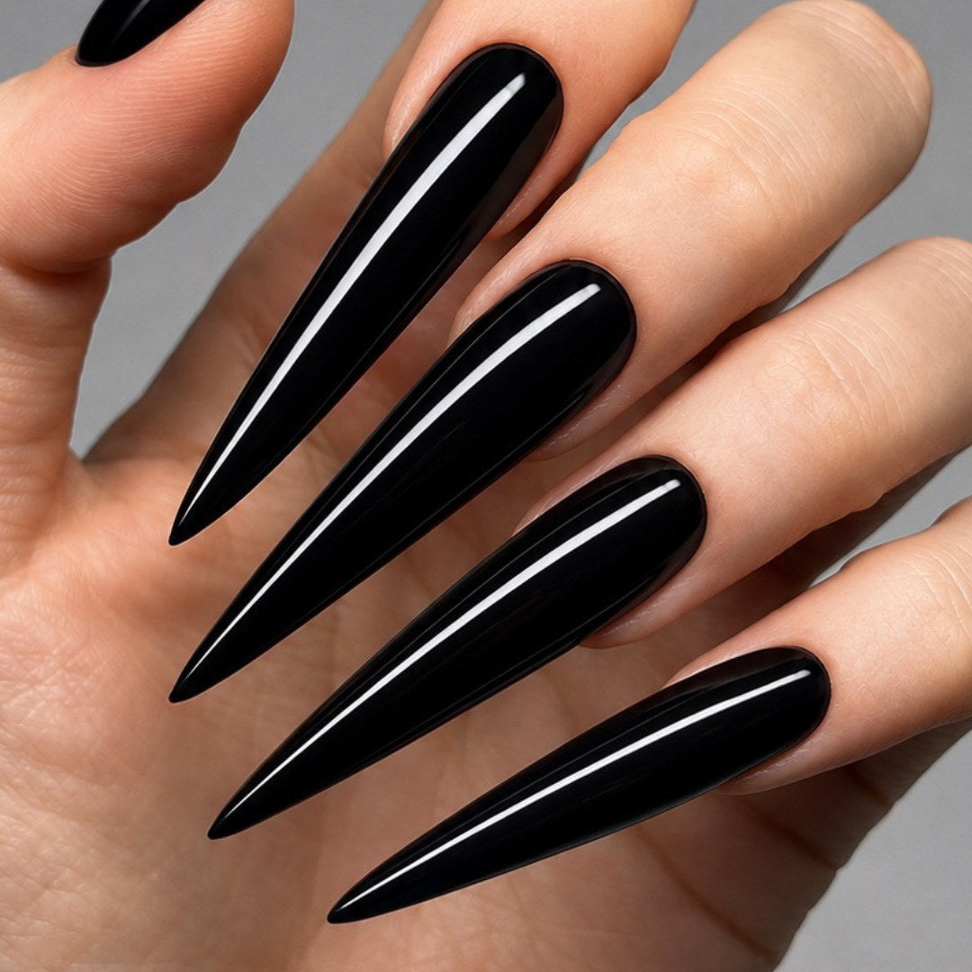 Capsules américaines Stiletto 2xl Sculpted – rendu porté avec VSP noir