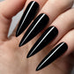 Capsules américaines Stiletto long Natural – rendu porté avec VSP noir