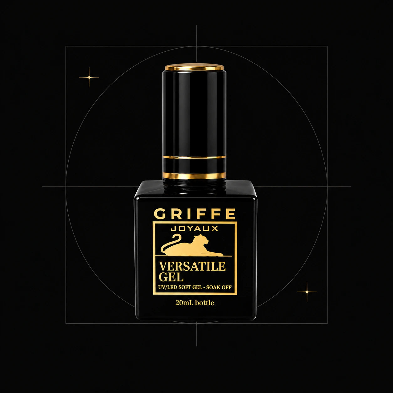 GRIFFE VERSATILE GEL — composition architecturale noire