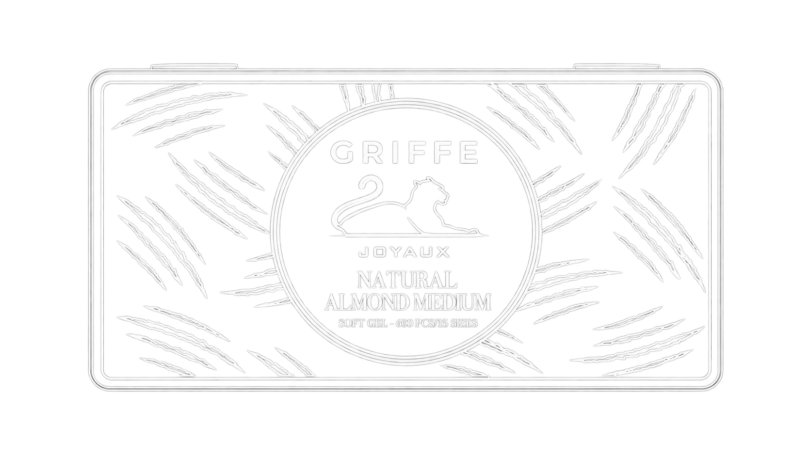 49 Natural & Sculpted styles NAIL TIP BOXES Griffe Joyaux